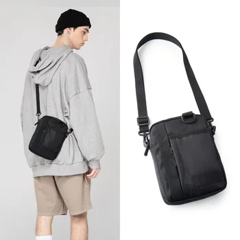 Маленькая сумка через плечо для мужчин, японские мини-сумки для мобильных телефонов 2024, холщовая мужская сумка, мужские повседневные сумки для путешествий Murse