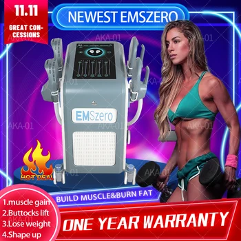 EMSzero NEO Hi-EMT Электромагнитная машина для похудения, стимуляции мышц, удаления жира, создания скульптурной фигуры