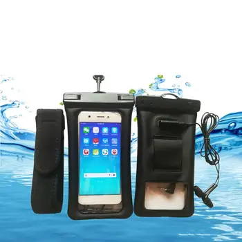 Плавающий водонепроницаемый чехол для телефона, сумка для плавания, сухая сумка с нарукавной повязкой и аудиоразъемом для iPhone X 8 Plus 8 7 Plus