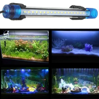 40 см AC220-240V 4 Вт Водонепроницаемый Светодиодный светильник для аквариума, Аквариумный светильник, Лампа для подводных рыб, Декор для аквариумов, Лампа для растений