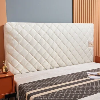Однотонный прикроватный пылезащитный чехол из полиэстера, подходящий для спален и отелей, Утолщенные прикроватные чехлы, защитные чехлы для мебели