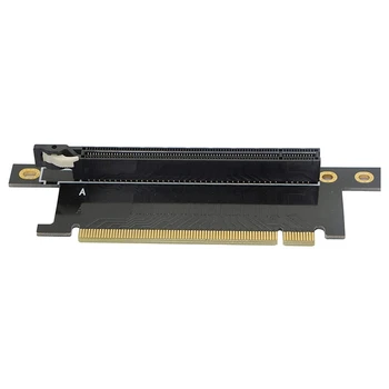 НОВИНКА-PCI-E 16X Riser Card, PCI Express 3.0 16X Удлинительный Кабель 90-Градусной Высокоскоростной Riser Card Для Компьютерного Серверного Шасси