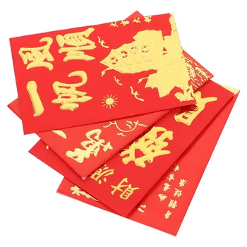 160 шт. пакет китайский новый год красные конверты карманная бумага красный пакет новогодние сумки конверты сумки