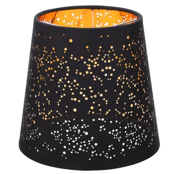 Тканевый абажур с вырезами, модная световая крышка, креативный абажур с зажимом для лампы накаливания