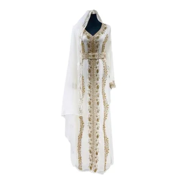 Белые Совершенно Новые Кафтаны Farasha Abaya Dress Из Дубая, Марокко, Очень Необычное Длинное платье Европейского и американского Модного Тренда