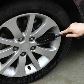 Средство для чистки автомобильных колес с мягкой щетиной, удобный инструмент для чистки с хорошим эффектом очистки, подходит для всех видов транспортных средств
