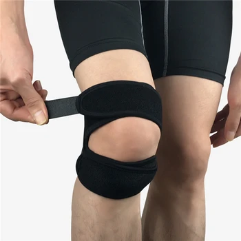 Коленный ремень для коленной чашечки, регулируемый противоскользящий, облегчающий боль в колене, поддержка при спортивных травмах, боль в суставах, стабилизатор коленной чашечки для занятий спортом