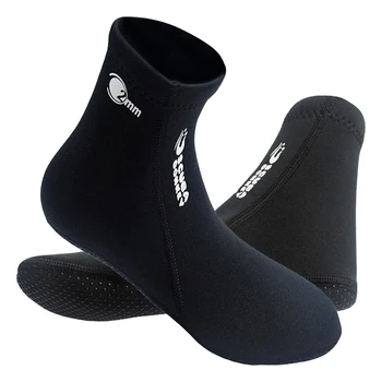 2 мм Неопреновые носки для дайвинга, теплые носки для плавания с маской и трубкой, устойчивые к шипам Пляжные носки, паруса для водных видов спорта, нескользящие носки для серфинга