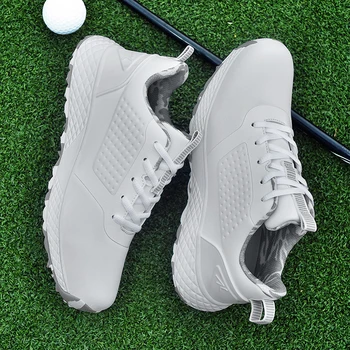 Водонепроницаемая женская обувь для гольфа Профессиональная обувь для игроков в гольф Спортивные кроссовки для игры в гольф на открытом воздухе Спортивные кроссовки для игроков в гольф