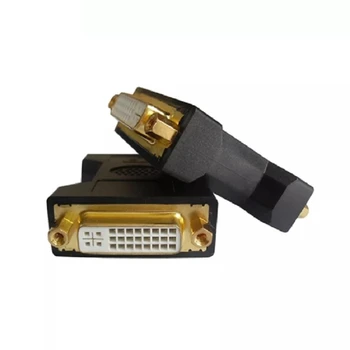 Gold überzogene dvi24 + 5 buchse auf buchse adapter DVI draht paar anschluss DVI-I verlängerung kopf stecker gerade