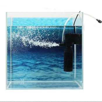 Многофункциональный фильтр 3 в 1, очиститель воды, Насыщение кислородом, Погружная фильтрация, мини-фильтр для аквариумных рыбок
