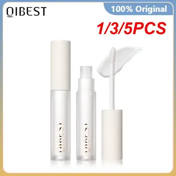 1/3 / 5ШТ Праймер для губ с маслом ши Qibest Увлажняющий, предотвращающий высыхание, восстанавливающий Матовый крем для губ, осветляет, разглаживает питательную кожу губ