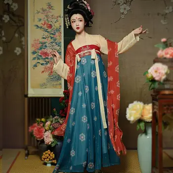 Элегантное платье со шлейфом, Традиционная китайская женская одежда Hanfu, сценический наряд, Сценическая одежда для косплея, костюм императрицы
