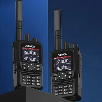 JIANPAI 8800 Plus 10 Вт 5800 мАч Портативная Рация 16-Канальный Двухдиапазонный GPS Позиционирование Type-C Зарядка Водонепроницаемое Двустороннее Радио