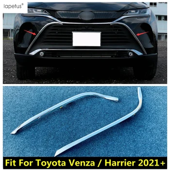 Передний Капот Средняя Решетка Гриль Декоративная Планка Накладка Для Toyota Venza/Harrier 2021 2022 ABS Хромированные Внешние Аксессуары
