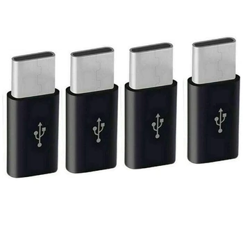 Полноценный адаптер Micro-USB-Usb C, адаптер для зарядки Mini-Typec, разъем для преобразования адаптера Usb Type C с резистором
