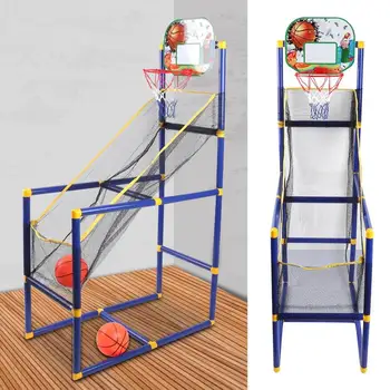 Тренажер для стрельбы по баскетболу в помещении, Портативный детский спортивный игровой набор, Тренировочная игрушка для баскетбола, Аркадный Баскетбольный Игровой набор для детей
