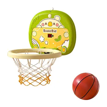 Баскетбольная доска с мини-баскетбольным кольцом подвесного типа на заднем дворе