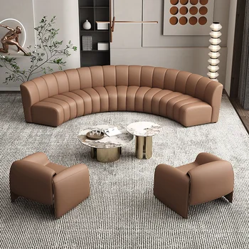 Расслабьтесь, винтажный диван для гостиной, европейский роскошный кожаный диван для гостиной, итальянский офисный салон канапе, украшения для дома