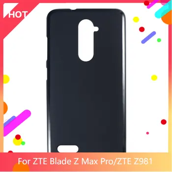 Чехол Blade Z Max Pro из матового мягкого силикона TPU Задняя крышка для ZTE Blade Z Max Pro Чехол для телефона ZTE Z981 Тонкий противоударный