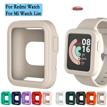 Мягкий силиконовый чехол для Mi Watch Lite, полый защитный чехол, суперлегкий чехол для часов, замена для Redmi Watch