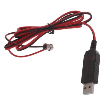 831D USB-кабель для зарядки 18650 26650 14500 16340 аккумуляторных батарей Универсальный провод