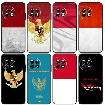 Чехол для Паспорта, Флага и Карты Индонезии Для OnePlus Nord CE 2 Lite Nord 3 2T N10 N20 OnePlus 8T 10T 9R 10R 9 10 Pro 11 Чехол