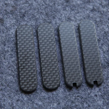 1 Пара накладок на рукоятку ножевых чешуек из углеродного волокна для швейцарских армейских ножей Victorinox 58 мм, аксессуары для самостоятельного изготовления, запчасти