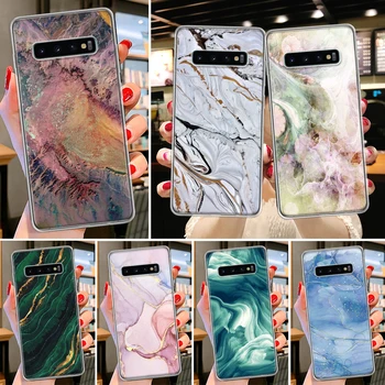 Модный чехол для телефона Marble Art для Samsung Galaxy S10 Plus S20 FE S21 S22 Ultra Lite S10E S9 S8 + S7 S6 Edge Coque Cover