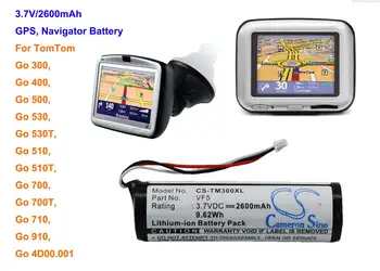 Аккумулятор OrangeYu 2600mAh VF5 для TomTom Go 300, 400, 500, 530, 530T, 510, 510T, 700, 700T, 710, 910