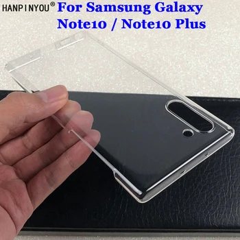 Для Samsung Galaxy Note10 Note 10 Plus Жесткий чехол для защиты камеры ПК, ультратонкий прозрачный жесткий пластик, защитная оболочка, сделанная своими руками