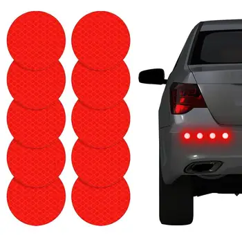Автомобильная светоотражающая лента Автомобильная наклейка Светоотражающая предупреждающая защитная лента Предупреждение о столкновении Светоотражающая наклейка для багажника автомобиля