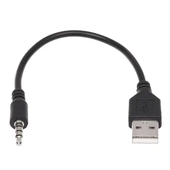 3,5 мм разъем AUX Audio-USB 2.0 Кабель зарядного устройства, шнур-адаптер для автомобильного MP3-плеера