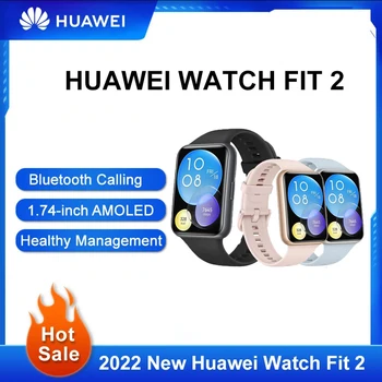 Новые часы Huawei Watch Fit 2 спортивных режима smart 97 Bluetooth Call Access Control Мужские и женские модели для взрослых Vitality