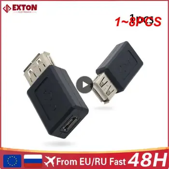 1-8 шт. Удобный USB-микро Многофункциональный Высококачественный USB-Компактный Простой В использовании адаптер, Универсальный USB-разъем, Прочный