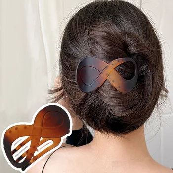 8-образная заколка для волос Infinity Styling из смолы, зажим для волос 