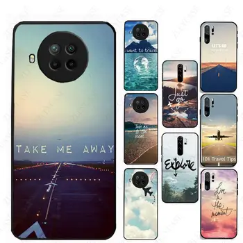 Чехол для Телефона Take Me Away Travel Для Xiaomi Redmi 12C Note12S 11t 10S 12pro mi11lite 12t 12s 12x 13pro mi13ultra 12tpro 5g Чехлы