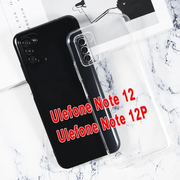 Ulefone Note 12 Silicon Caso Мягкий Чехол С полной Защитой Камеры из ТПУ Для Ulefone Note 12P 6,82 
