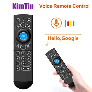 Hot G21 VoiceRemote Control Беспроводная клавиатура 2.4G Air Mouse с гироскопом для Android TV Box