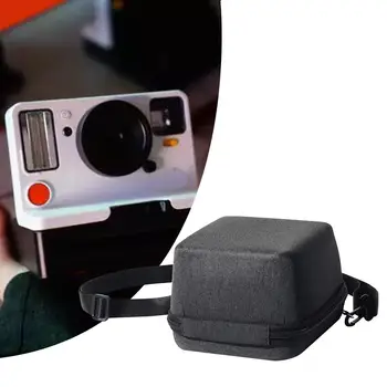 Жесткий защитный чехол с плечевым ремнем, портативный сдвоенный жесткий чехол из ткани Оксфорд для фотоаппарата мгновенной печати, сумка для фотоаппарата, фотокамера