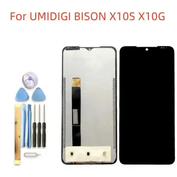 Для UMIDIGI BISON X10S X10G Дисплей + Сенсорный Экран Дигитайзер 100% Оригинальный Протестированный ЖК-экран Стеклянная Панель Для BISON X10 G X10 S + too