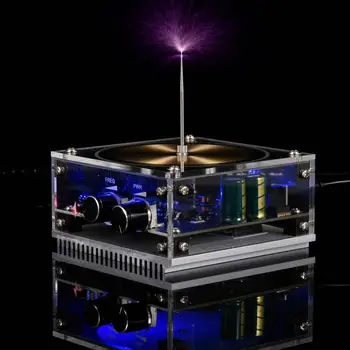 Беспроводной громкоговоритель TeslaCoil С музыкальной катушкой, плазма с сенсорным электрическим импульсным осветляющим дуговым генератором для студентов
