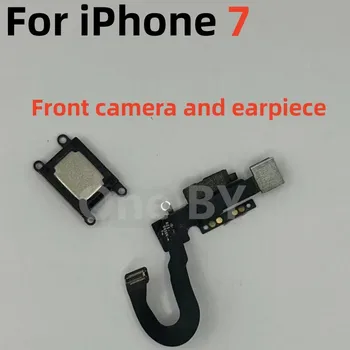 1 Комплект фронтальной камеры iPhone 7, датчик ближнего света, ленточный кабель, наушники, металлический кронштейн динамика и винты