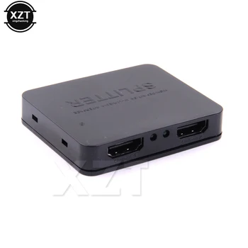 4K HDMI-совместимый Разветвитель 1x2 Переключатель 1 в 2 Из Видео Распределитель Усилитель Двойной Дисплей для HDTV Box PC Монитор Проектор
