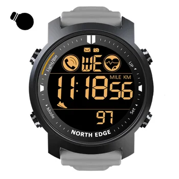 Умные часы для мужчин, занимающихся спортом на открытом воздухе, с датчиком сердечного ритма, водонепроницаемые, 50 м, сверхдлительный режим ожидания, Bluetooth, многофункциональный Reloj Hombre