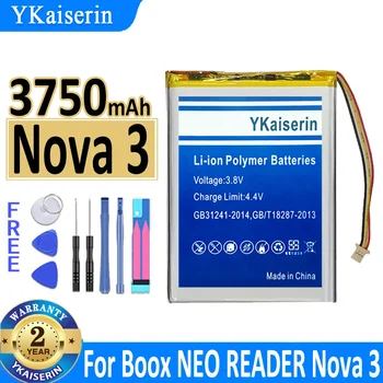 Аккумулятор YKaiserin емкостью 3750 мАч для Boox для NEO READER Nova 3 Nova3 Bateria