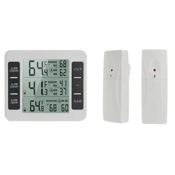 ЖК-Цифровой Термометр-Гигрометр, Измеритель Температуры в помещении и на открытом воздухе, Измеритель Влажности, Датчик температуры и влажности