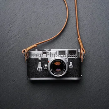Ремешок для камеры Плечевой Ремень Для Sony A7C A9 II A7R4 Nikon Leica Q2 M10 Fujifilm XE4 XT4 X100VHandmade Из Натуральной Кожи 스트랩