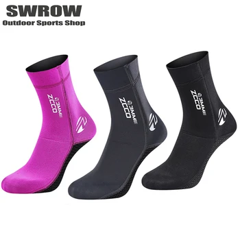 2023 Новые 3 мм неопреновые носки для дайвинга, теплые нескользящие пляжные носки, мужские и женские суперэластичные носки для серфинга, носки для плавания, носки для дайвинга