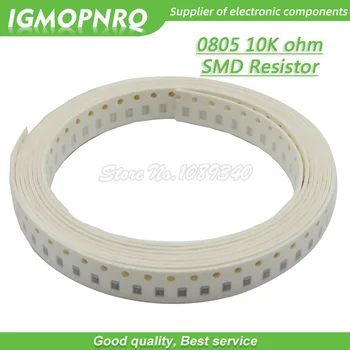 300шт 0805 SMD Резистор 10K Ом Чип-резистор 1/8 Вт 10K Ом 0805-10K